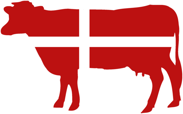 Brun Ko Farm cow logo